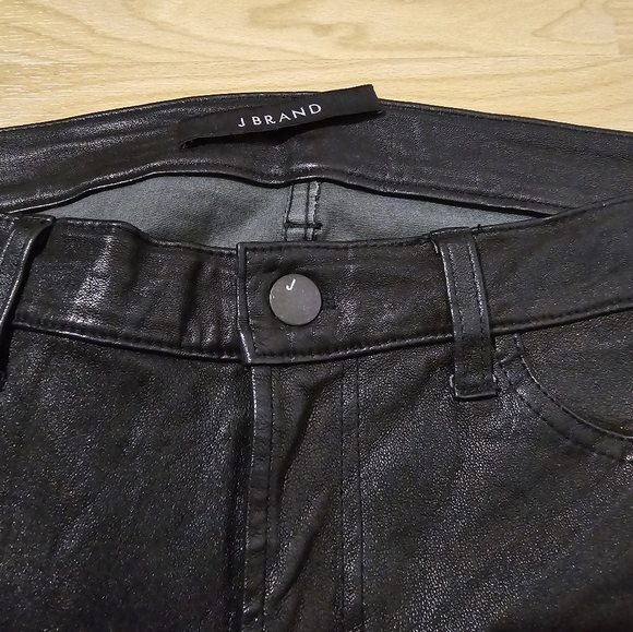 J BRAND lamb leather pants - Picture 3 of 5